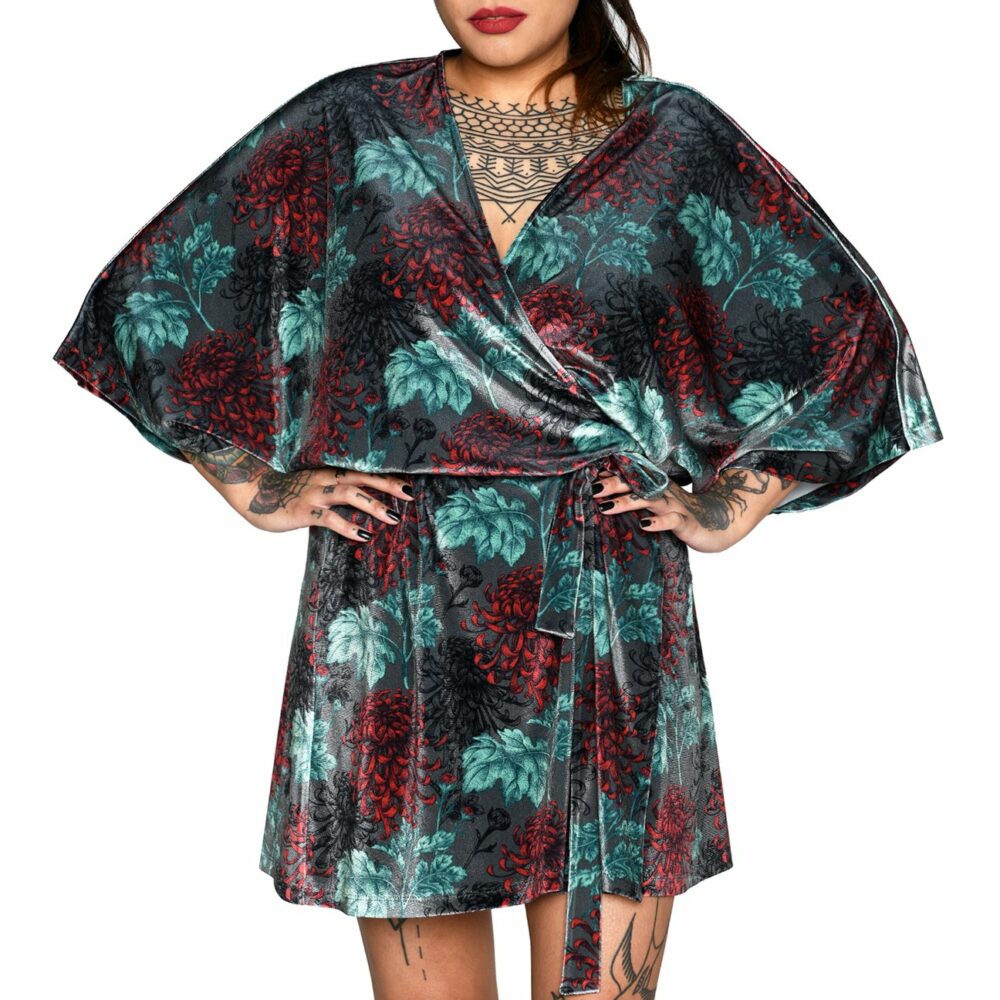 Heartbeatink Oriental Wrap Dress