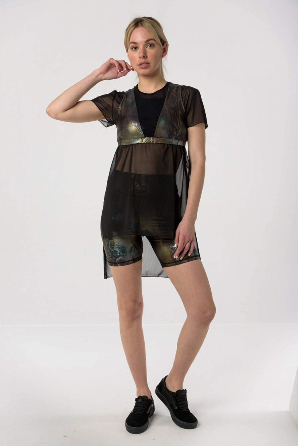 Baya Wild Shine Biker Set / Sport Lightweight Black T-shirt