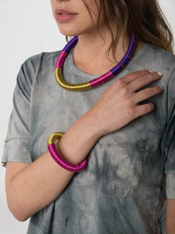Ianthie Necklace by Anna Maria Lambert / Libertee Nancy t-shirt