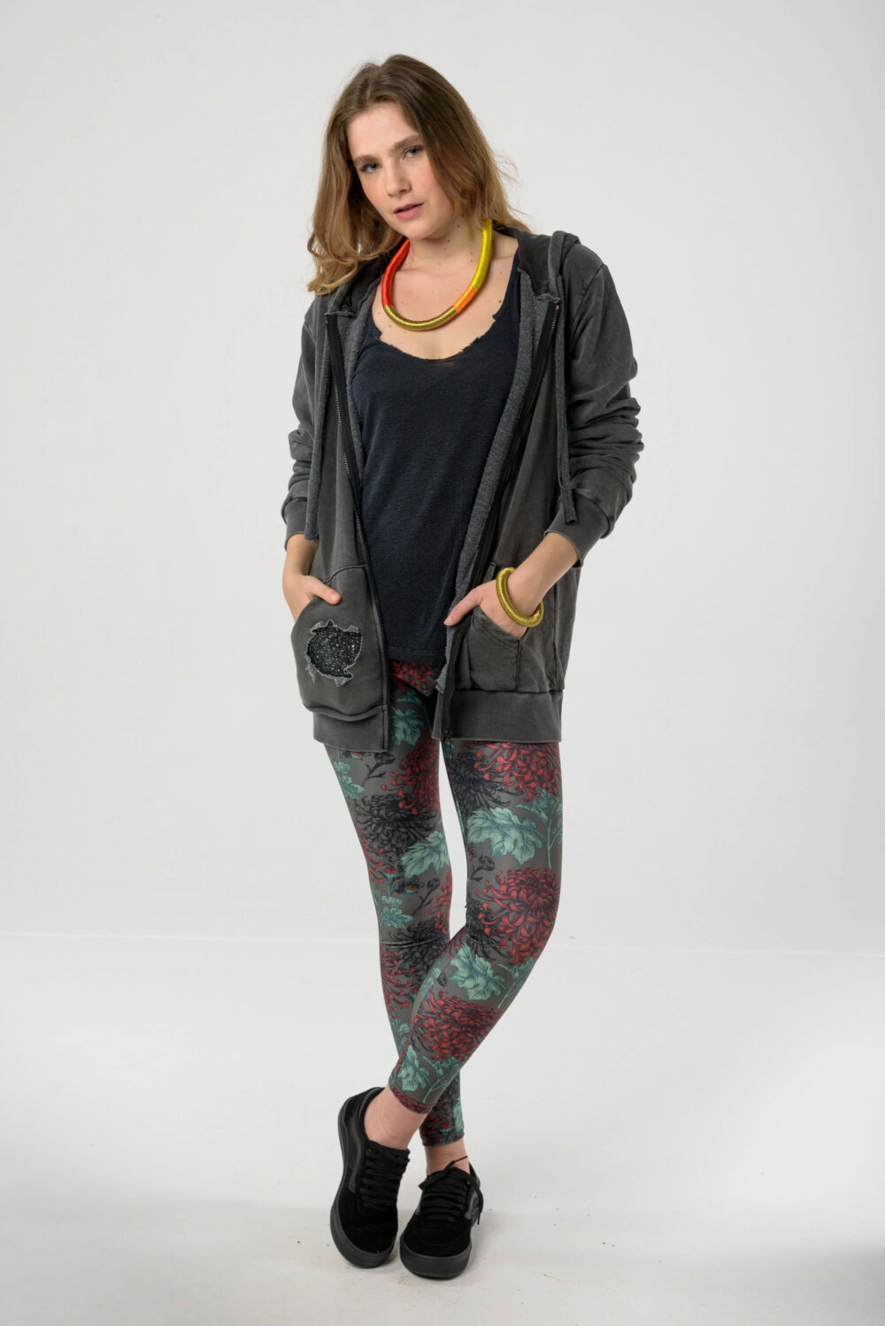 Endalaus Rock Blink hoodie / Heartbeatink Oriental leggings