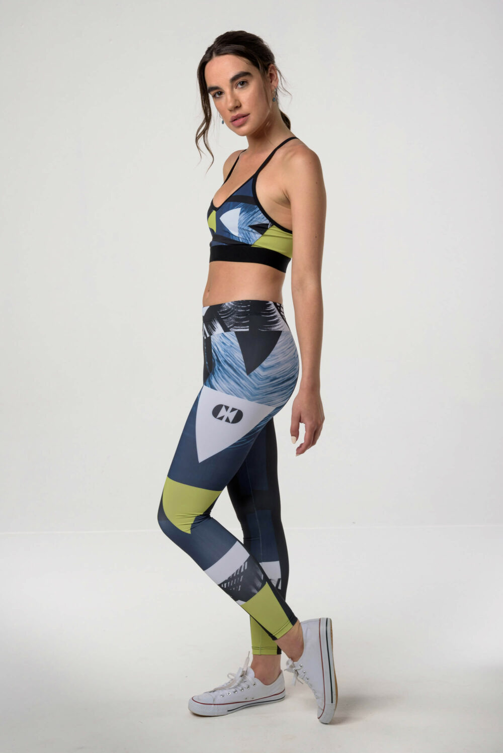 Cross Crew Sea Blue Sport Bra