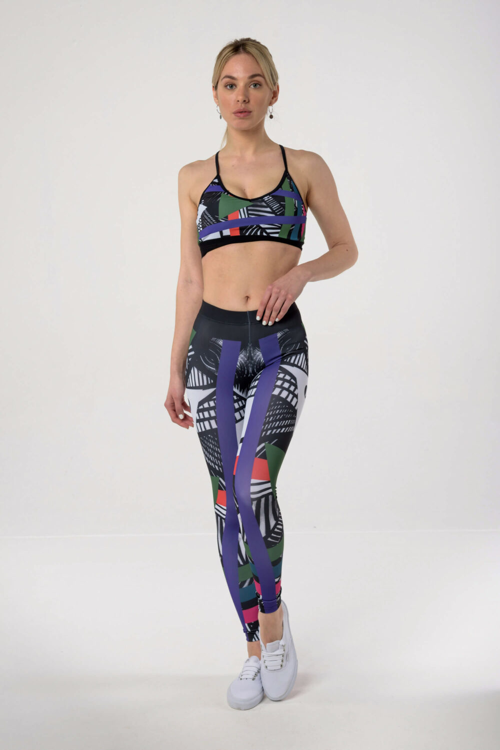 Cross Crew Purple Green Sport Set