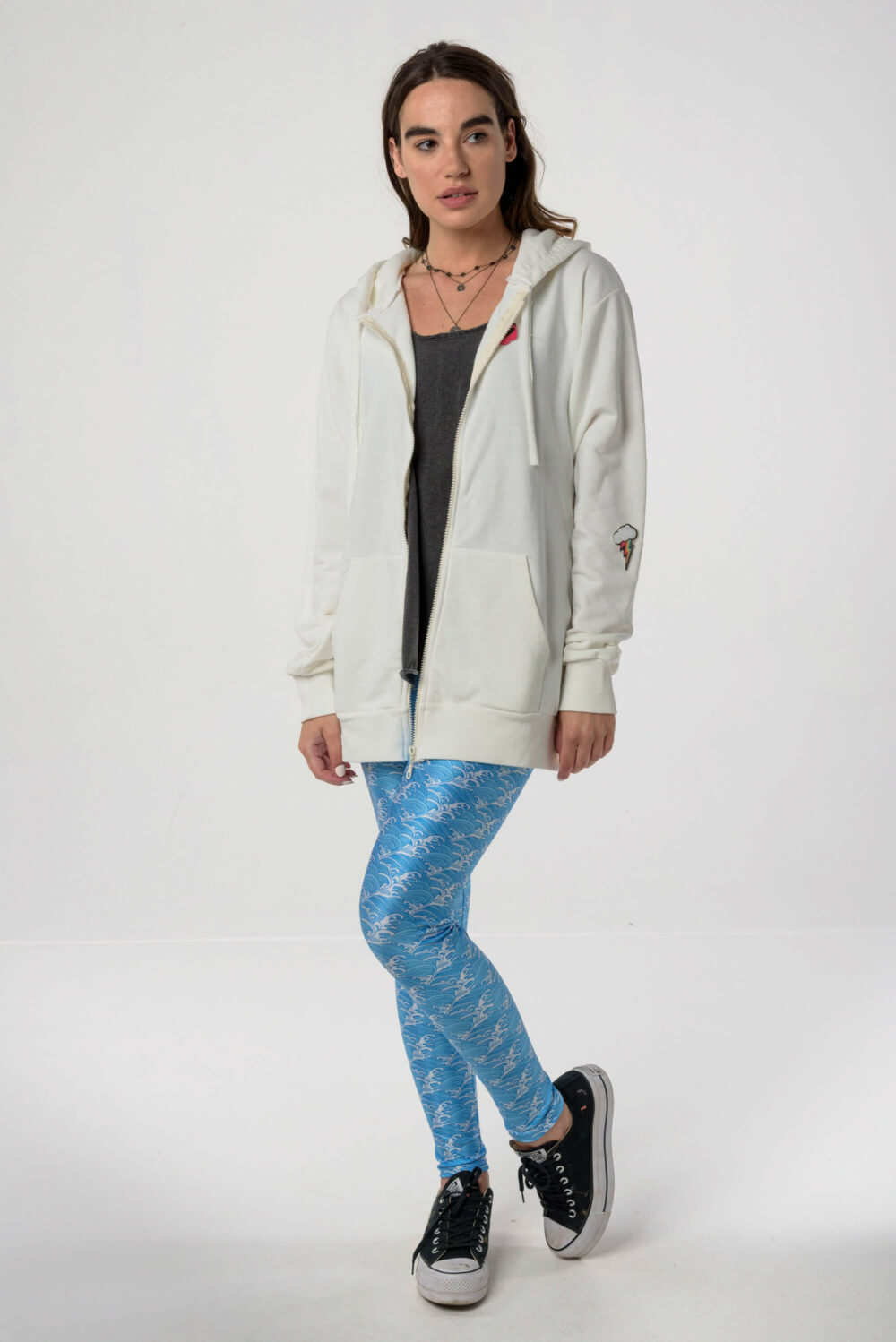 Endalaus Funky hoodie / Heartbeatink Waves leggings