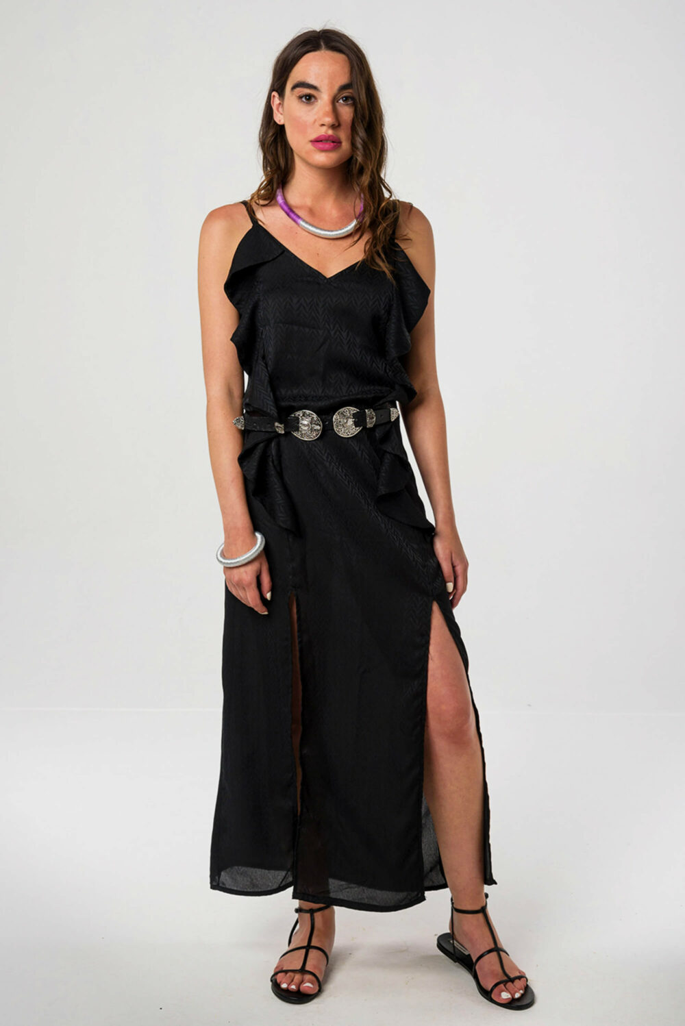 Peppermint Black Slip Dress by Mallory / NV Plesti